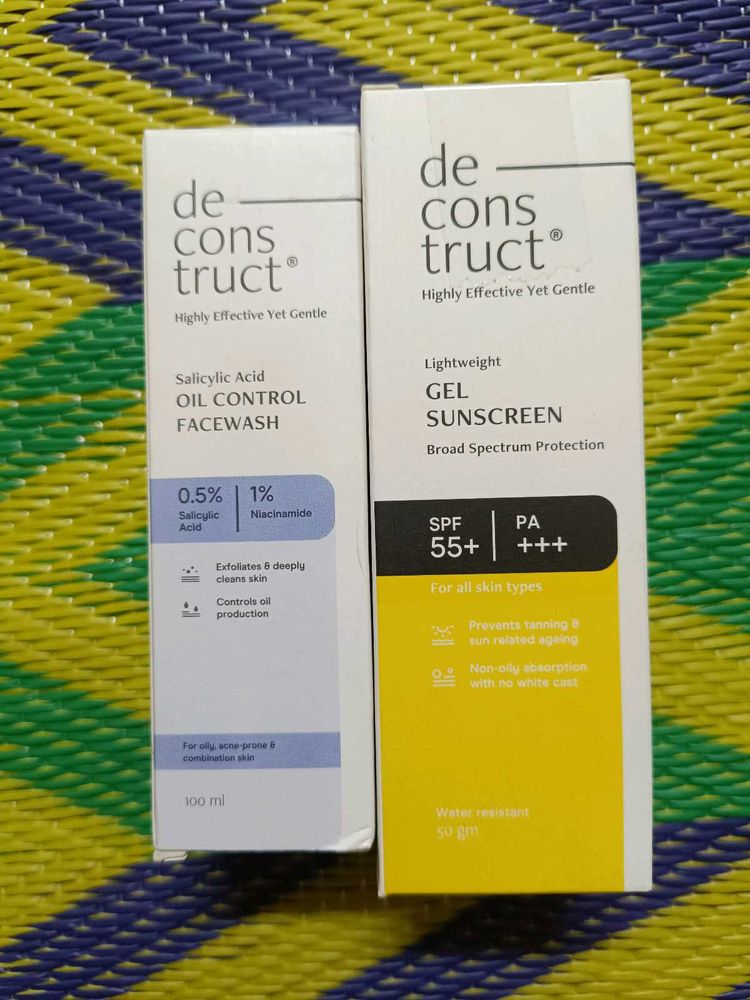 Deconstruct Sunscreen And Face Wash