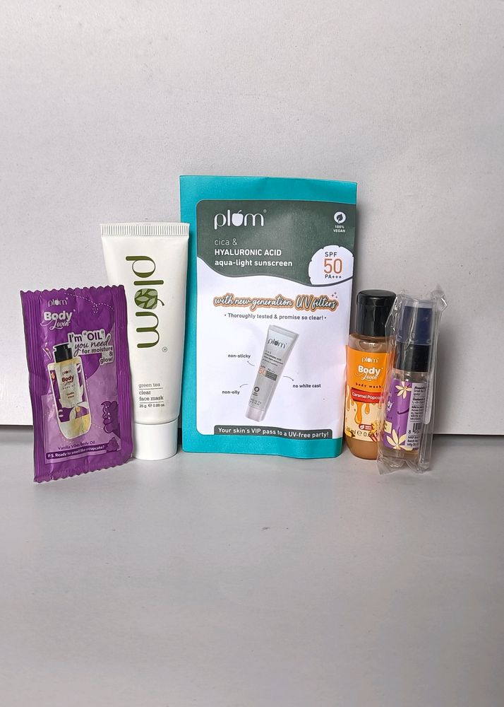 Combo Of Plum 5 Travel Size Products