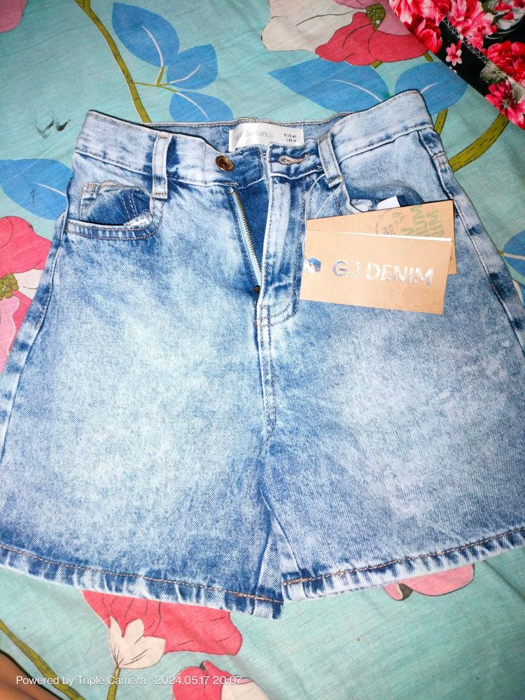 Blue Denim Short