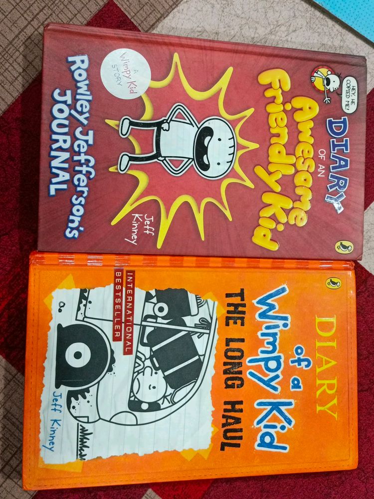 Diary Of A Wimpy Kid Hard Cover Book .