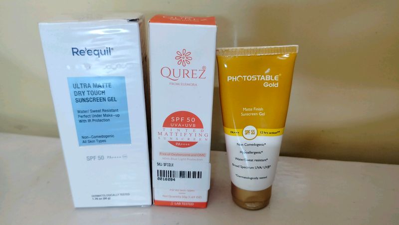 Re'equil Qurez N Photostable Sunscreen