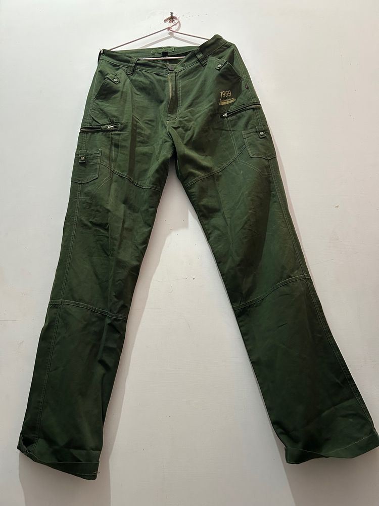 Olive Green Cargo Pants