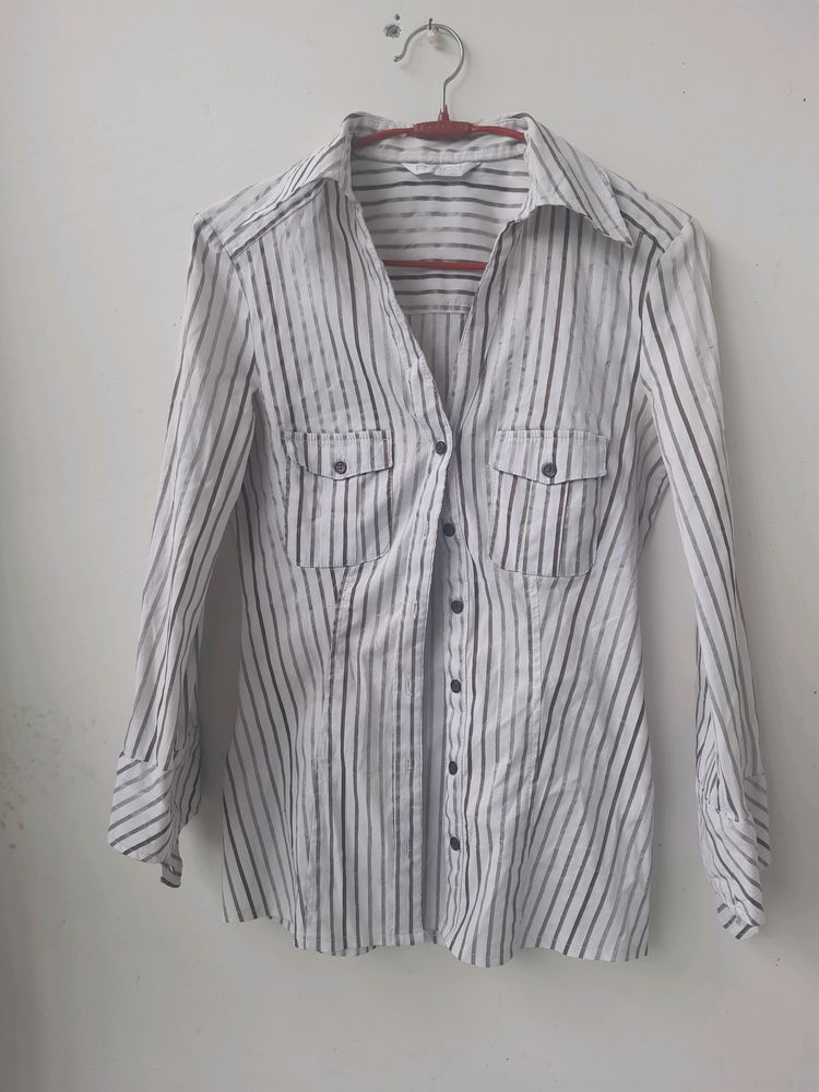 Promod Classic Stripes Shirt Women