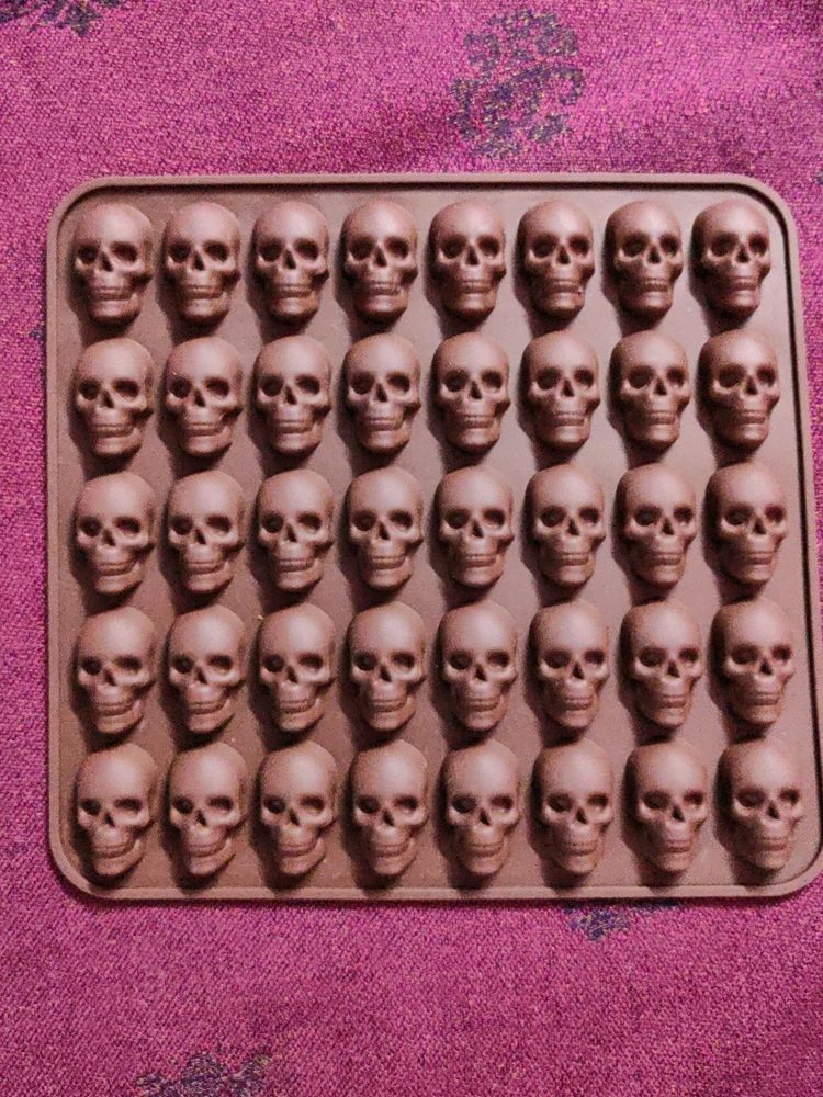 Combo Of Skull & Emoji Chocolate Mold