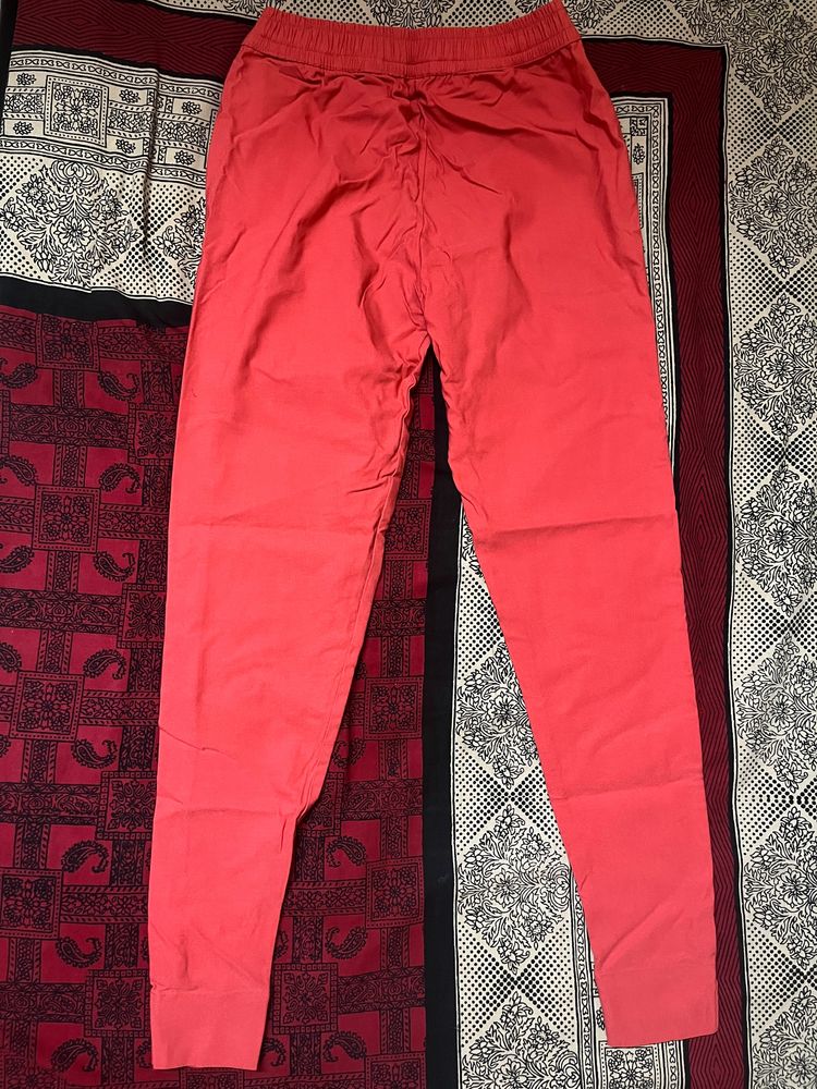 Jegging Coral Red Colour