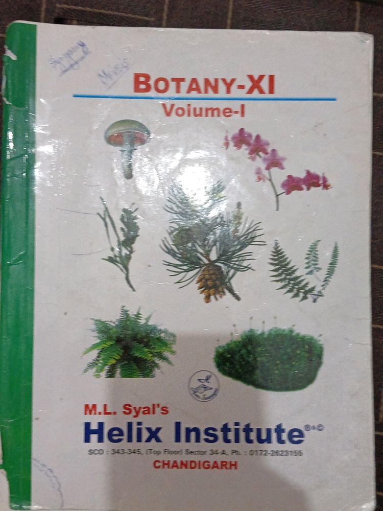 Botany XI Volume-1 (Helix Study Material)