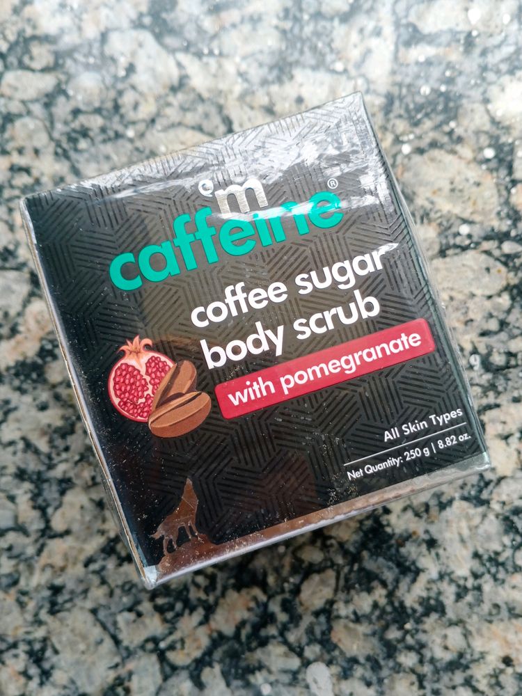 mCaffeine Coffee Sugar Body Scrub with Pomegranate