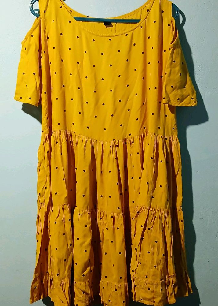 Yellow Coloured Flare Top