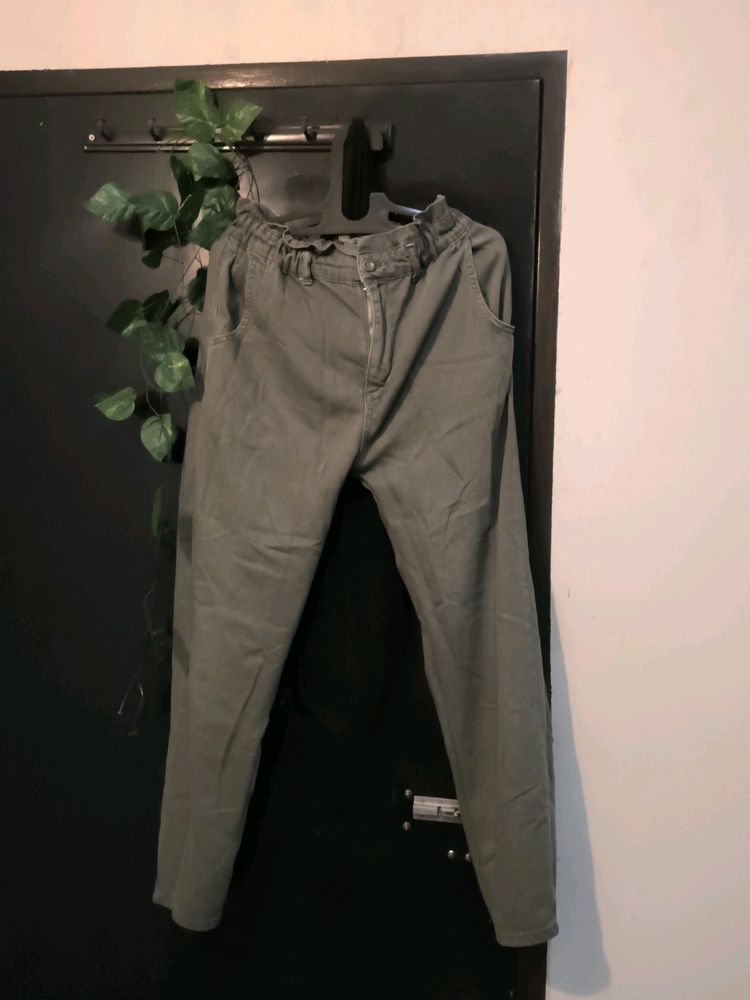 Zara Olive Jeans