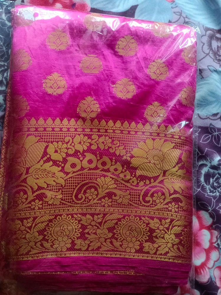 New Chanderi Silk Saree