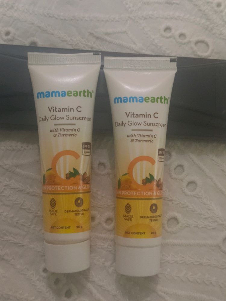 Mama Earth Vitamin C Glow Sunscreen