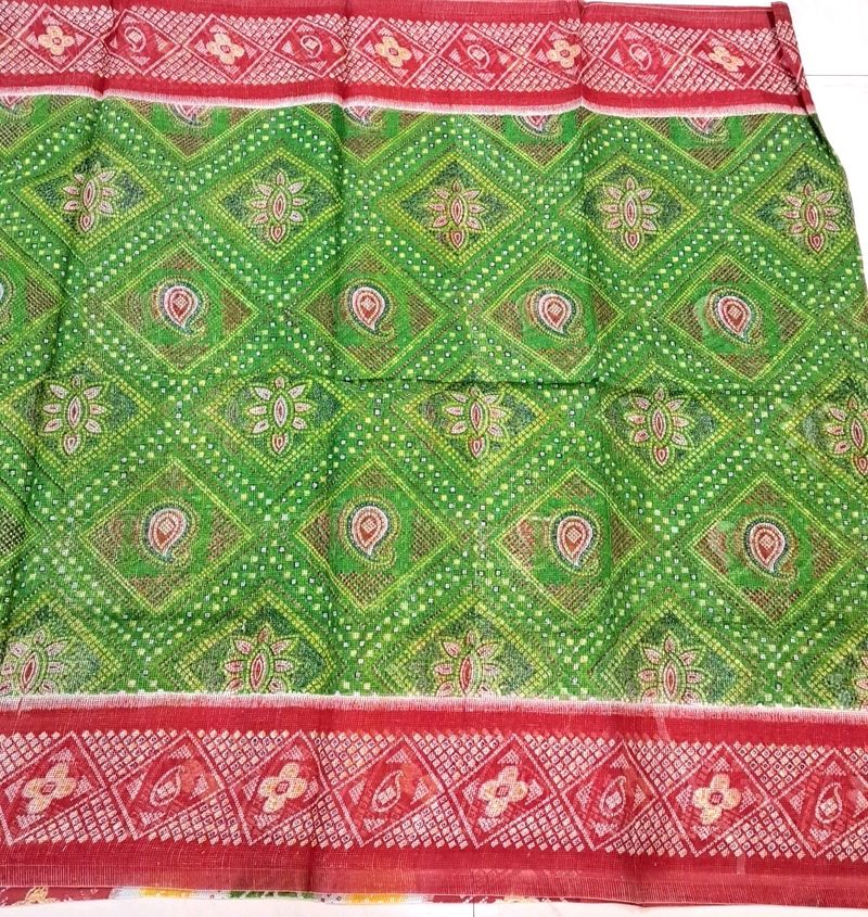 Price Drop!!Cotton Kota Bandhani Saree New