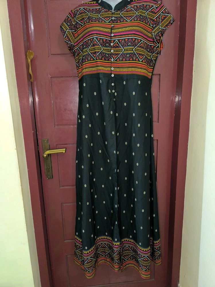 Vishudh Women Printed A- Line Kurta