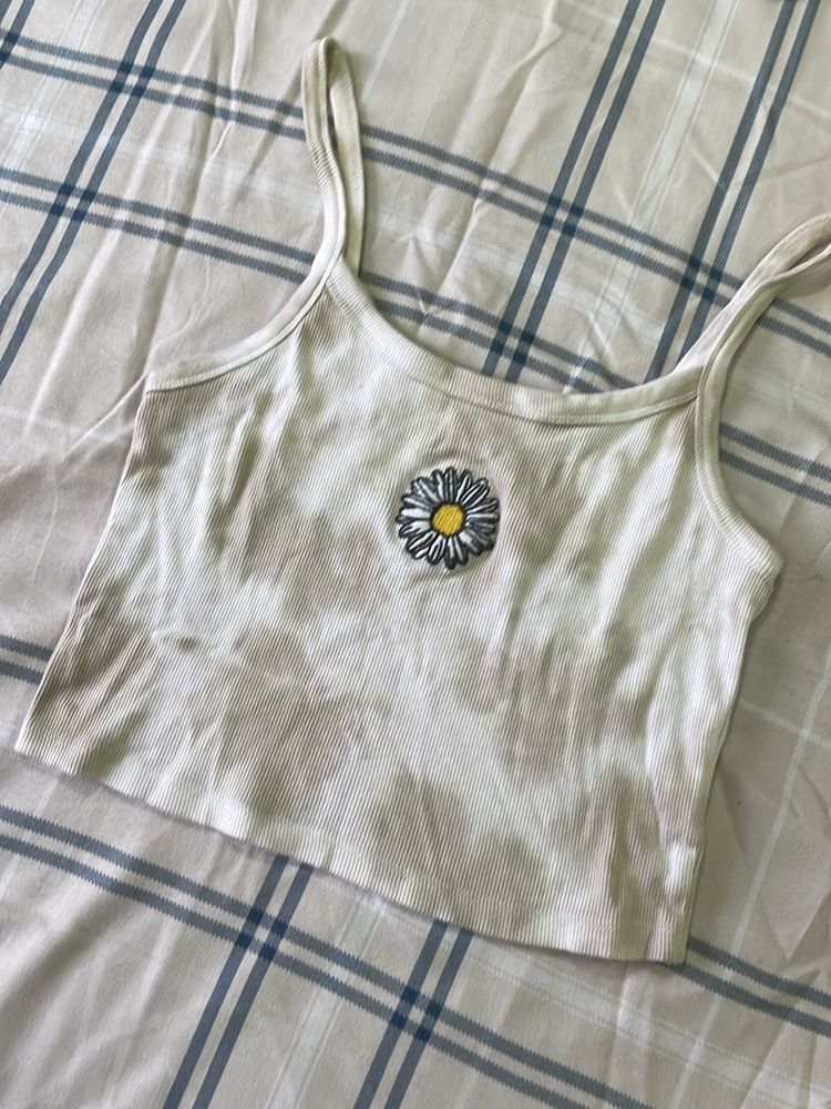 Daisy Print Tank Top