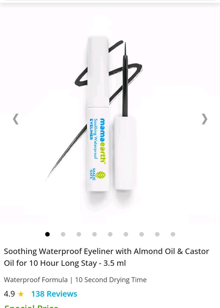 Mamaearth Waterproof Eyeliner (Seal PACKED)