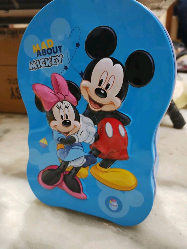 Mickey Shpaed Piggy Bank For Kids