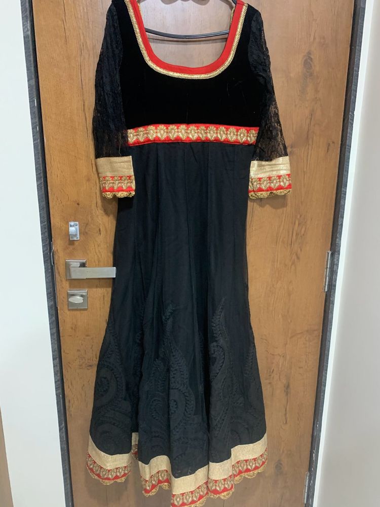 Black Anarkali Kurta