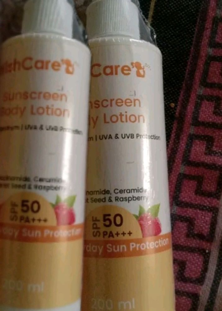 WishCare SPF50 Sunscreen Body Lotion