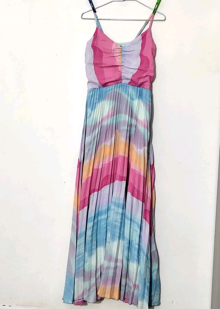 Tokyo Talkies Tie Dye Multi Colored Dress