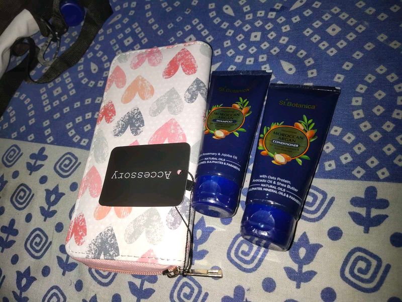 Combo Of Wallet Shampoo And Conditioner New