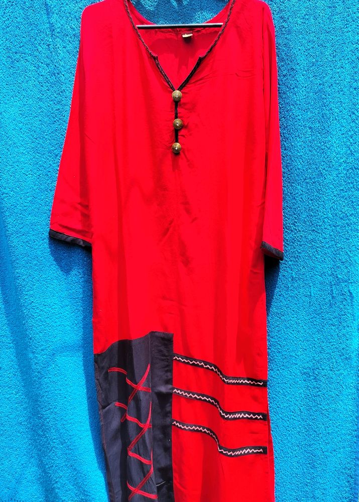 Stunning Red Kurta ❤️😍