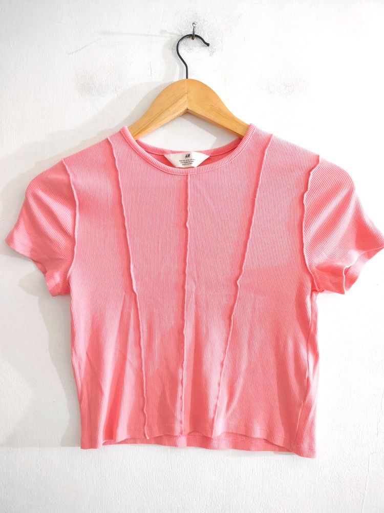 Peach Crop Top (Women's)