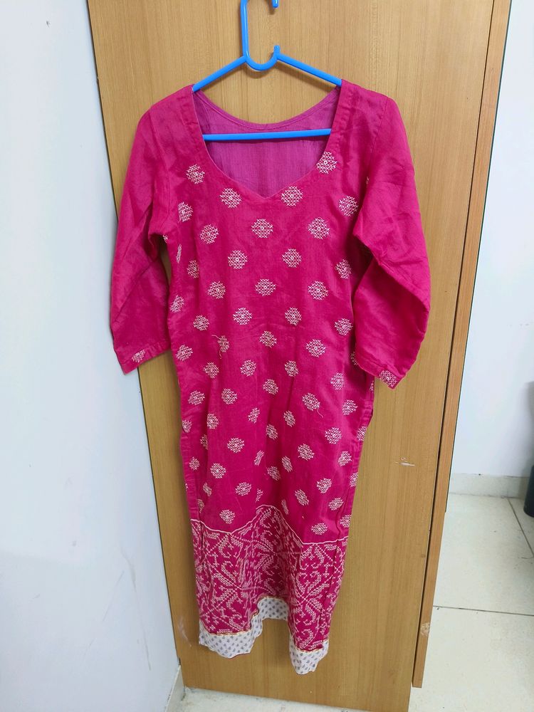 Pink Kurti