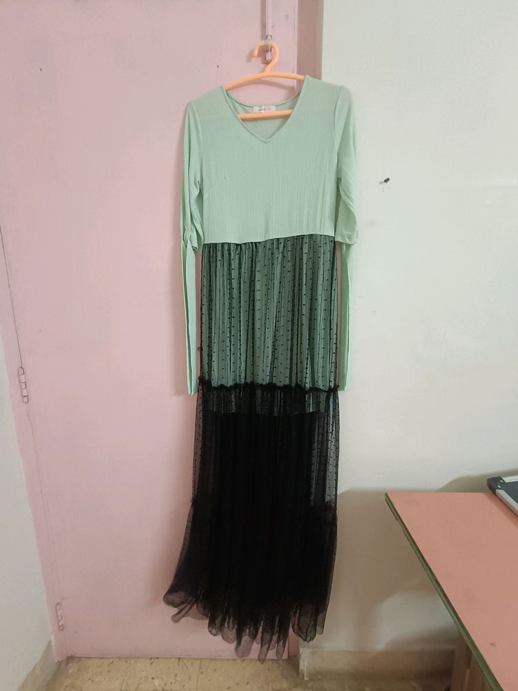 Crisscross Sleeves Maxi