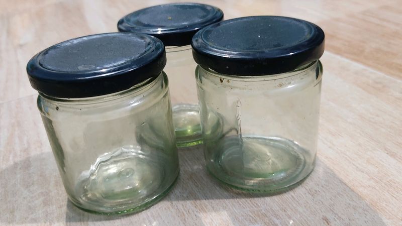 Glass Jars (Set of 3)