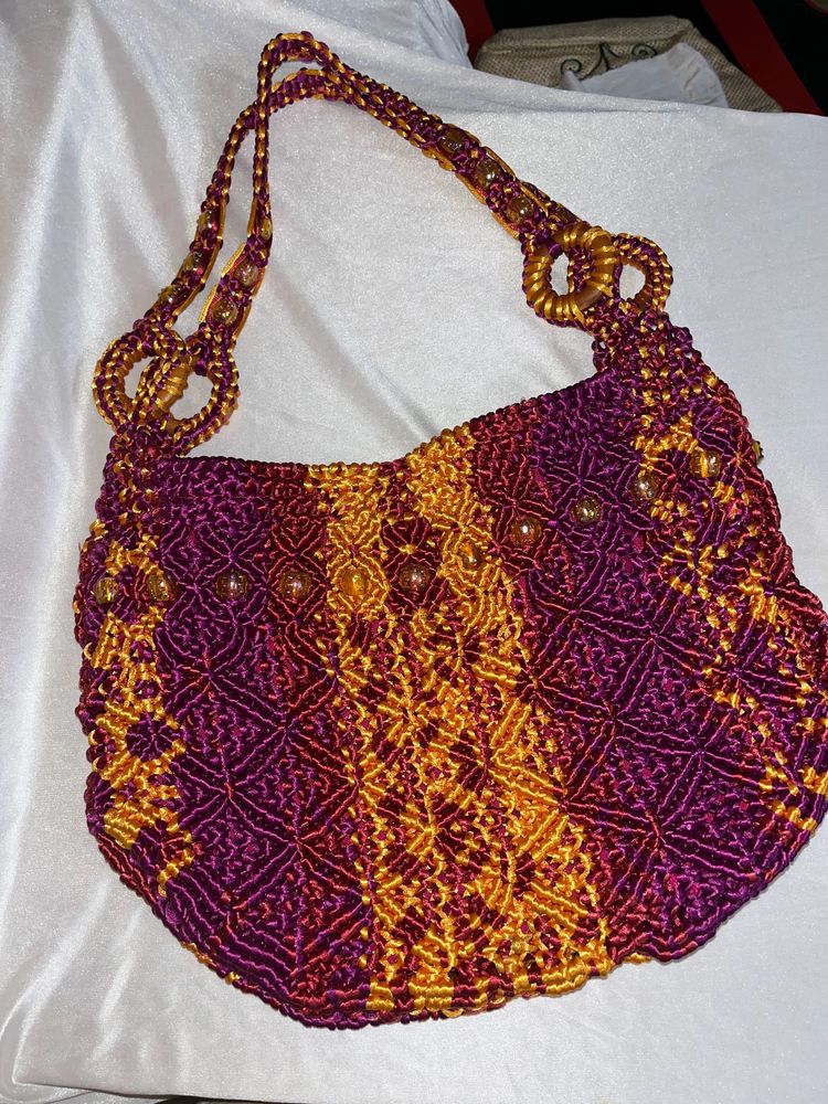 Multi-Color Handmade Bag