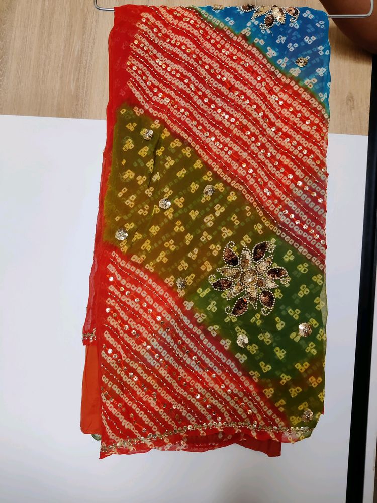 Multicolored Festive Saree