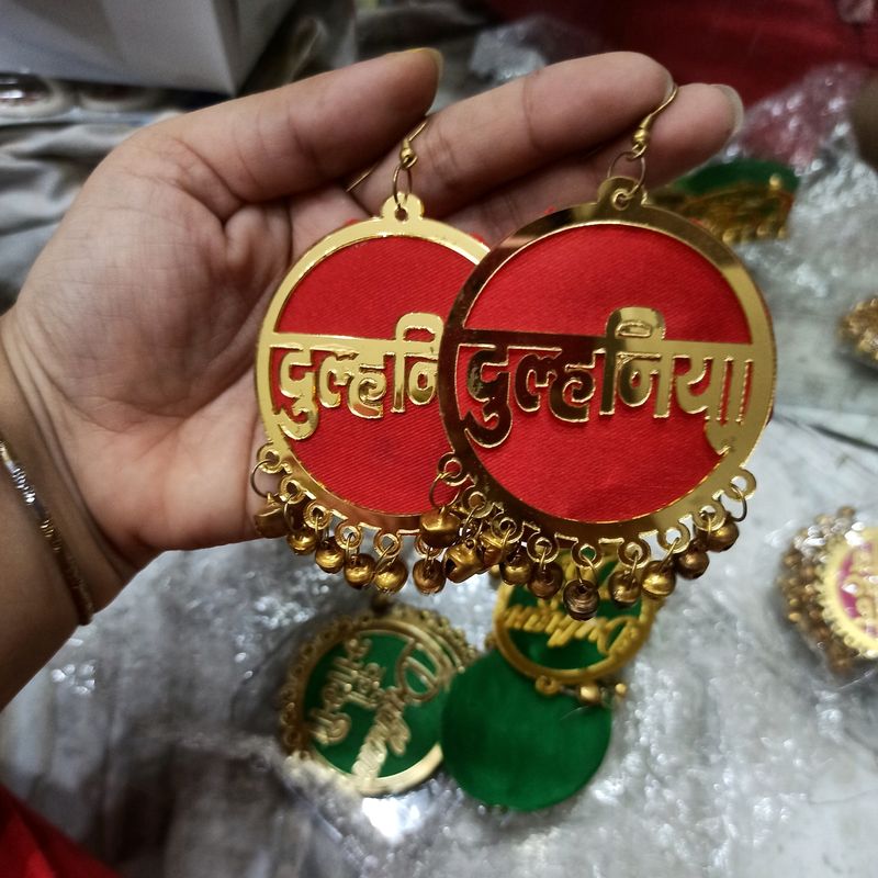 Red Dulhaniya Earrings