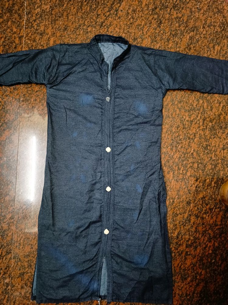 Straight Cut Collar Kurta