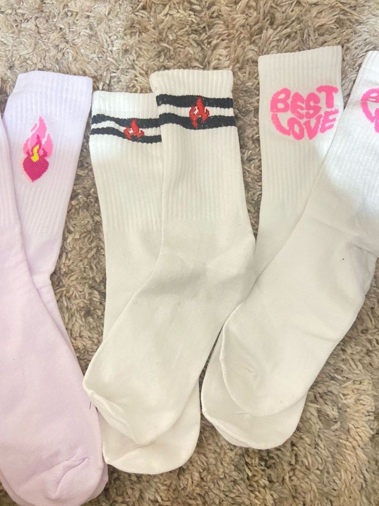 3 Aesthetic socks combo