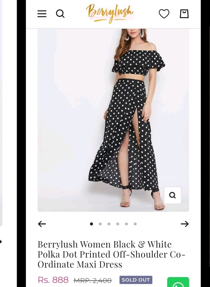 Berrylush Co Ord(Orginal Price 888/-)