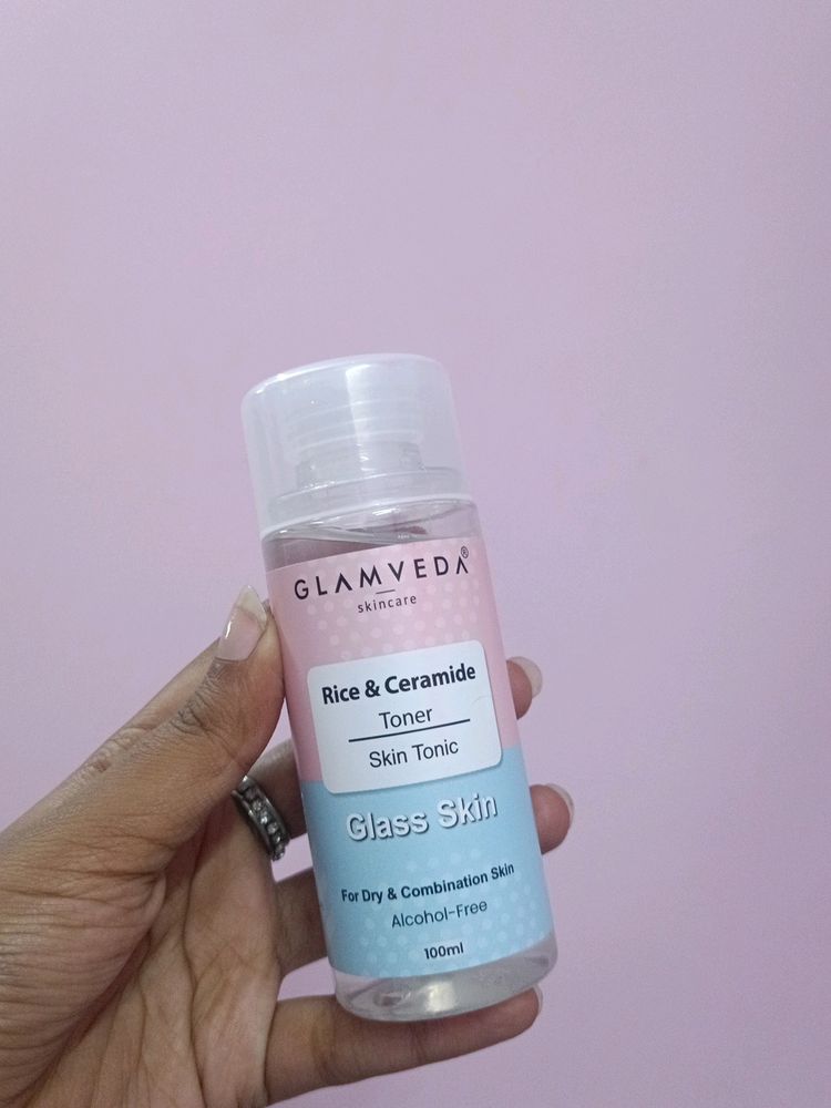 GLAM VEDA SKINCARE RICE AND CERAMIDE SKIN TONER