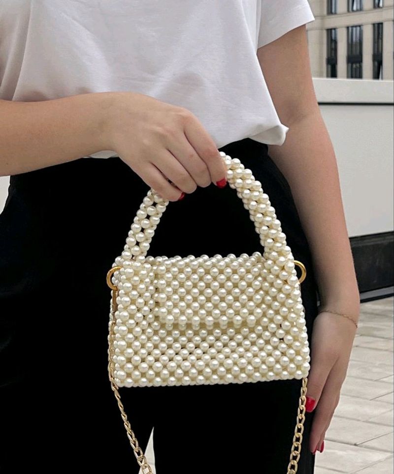 Pearl🤍 Bead bag 💕💕