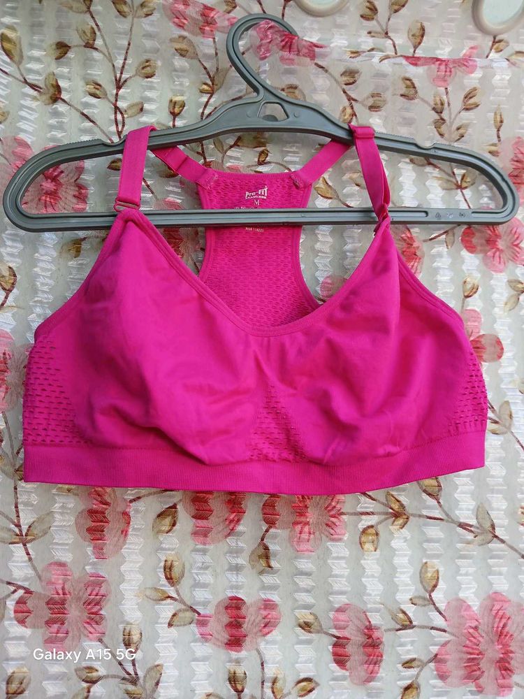 👙Pro-Fit Hot Pink Sports Bra Sz Medium