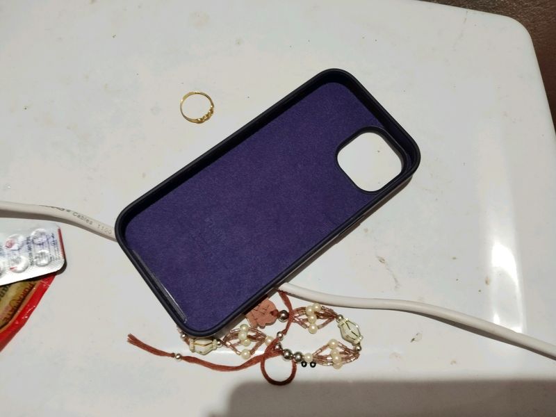 New Unused iPhone 15 Cover Blackish Purple Colour