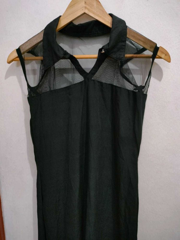 Black Plain Kurti