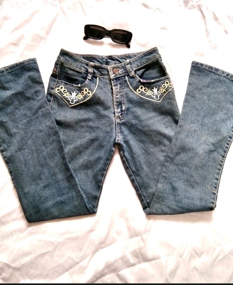 Pretty Y2K Bootcut Jeans