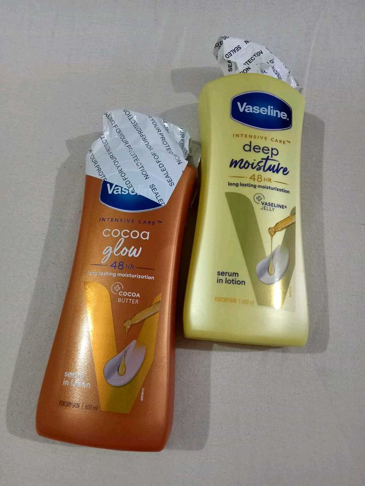 Vaseline Body Lotion 600ml Each