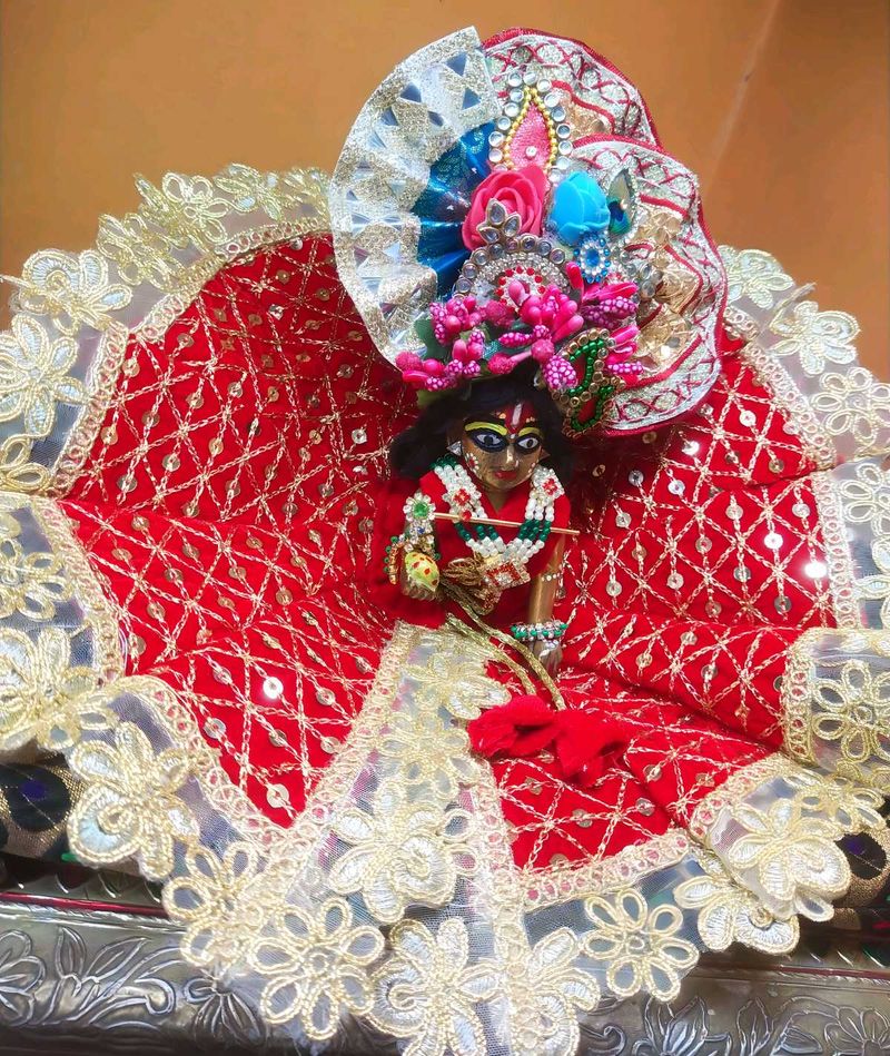 Laddu Gopal Dress + Choli With Heavy Pagdi