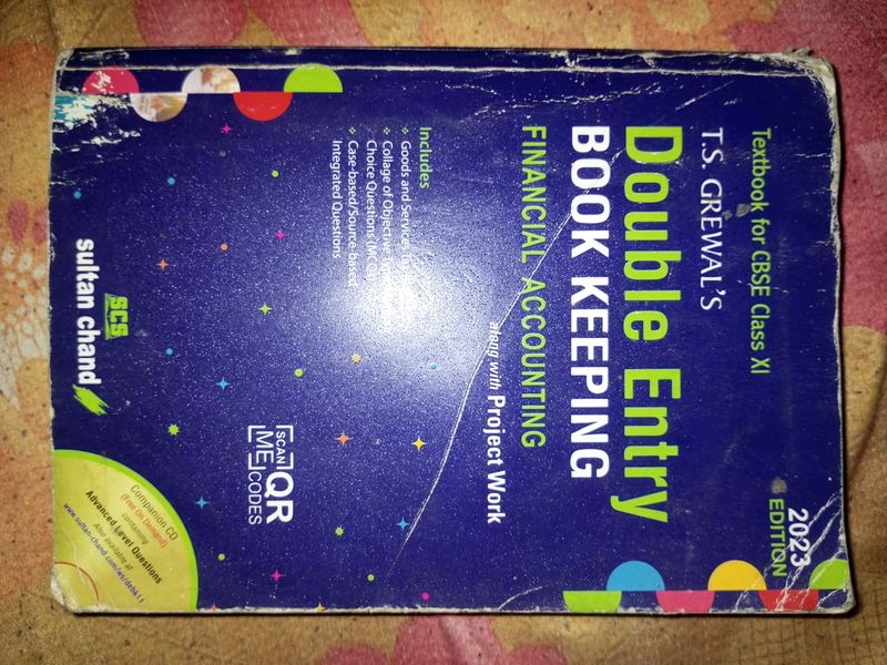 Accountancy Double Entry Book For Class 12th