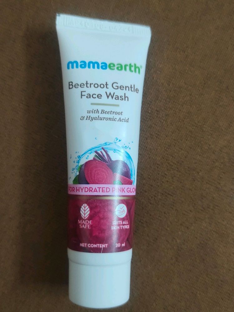 Mamaearth Beetroot Face Wash & Moisturizer