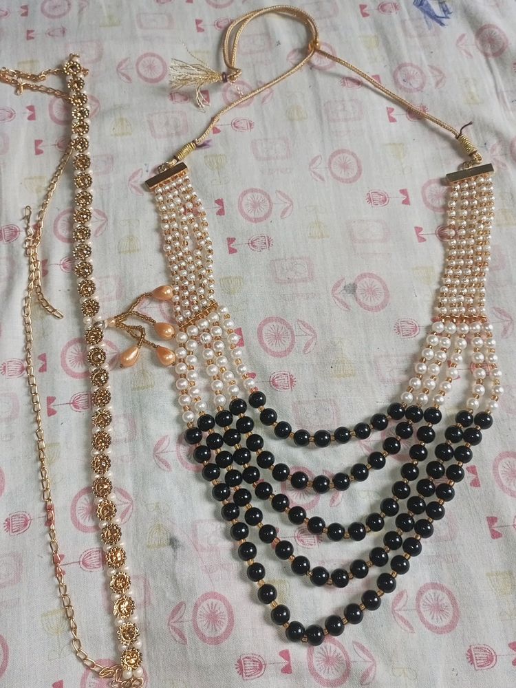 Necklace And Kamarbandh(Combo)