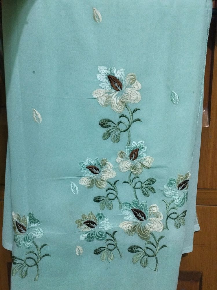 Unused Georgette Saree