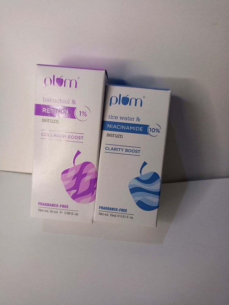 Plum Set Of 2 Serum Retinol And Niacinamide