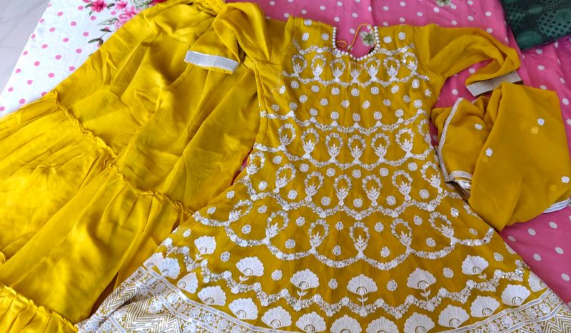 Yellow Garara Suit