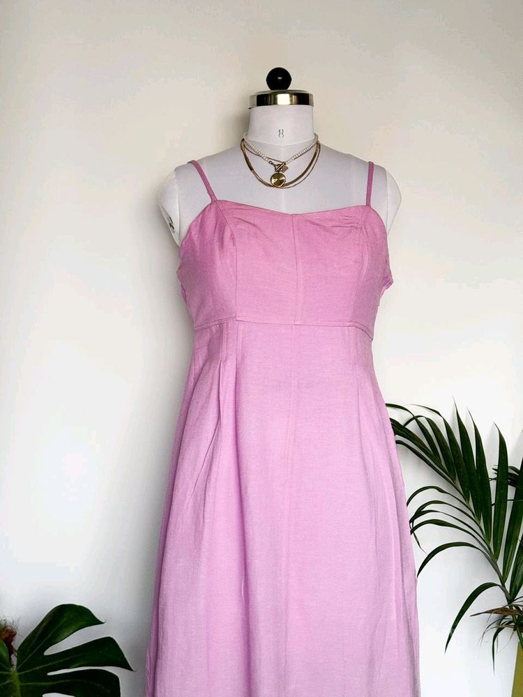 Ginger pink Slip Dress